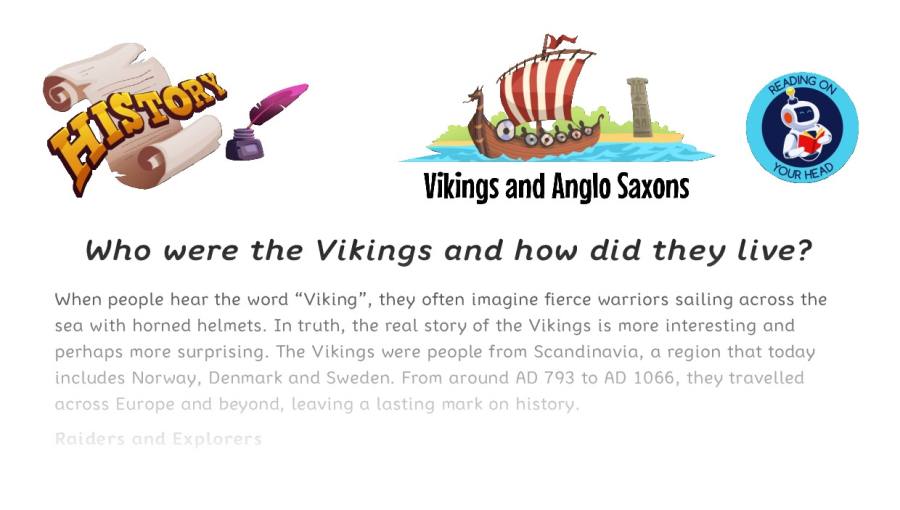 Who were the Vikings and how did they live
