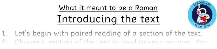 Teaching slides vocabulary-What it meant to be a Roman