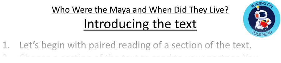 Teaching slides - Who Were the Maya and When Did they Live - Inference Focus