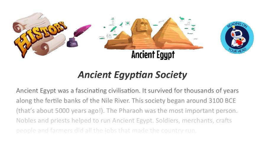 Ancient Egyptian Society
