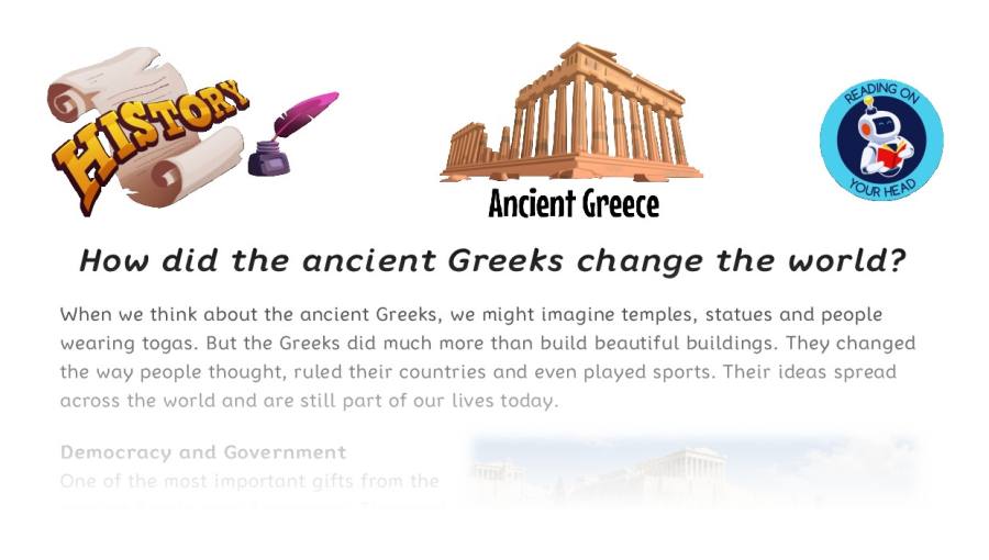 How did the ancient Greeks change the world