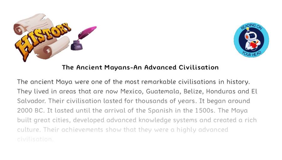 Why the Ancient Maya Were an Advanced Civilisation - condensed version
