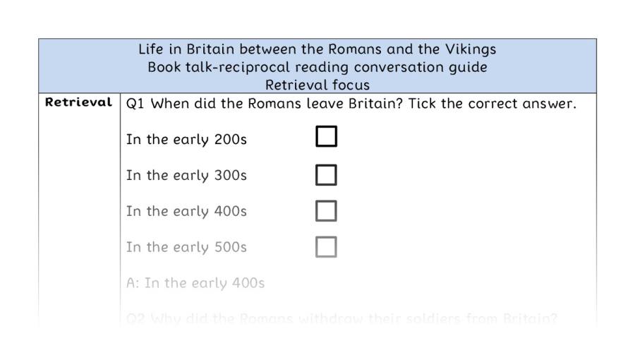 Reciprocal-retrieval-Life in Britain between the Romans and the Vikings