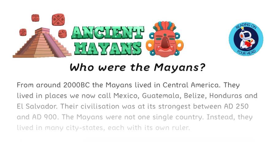 Who were the Mayans - condensed version
