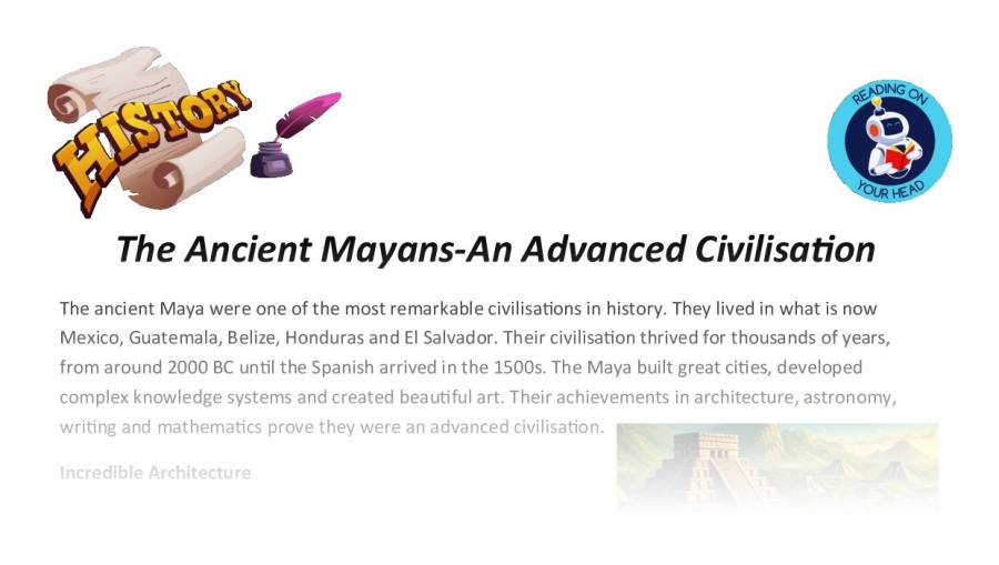 Why the Ancient Maya Were an Advanced Civilisation
