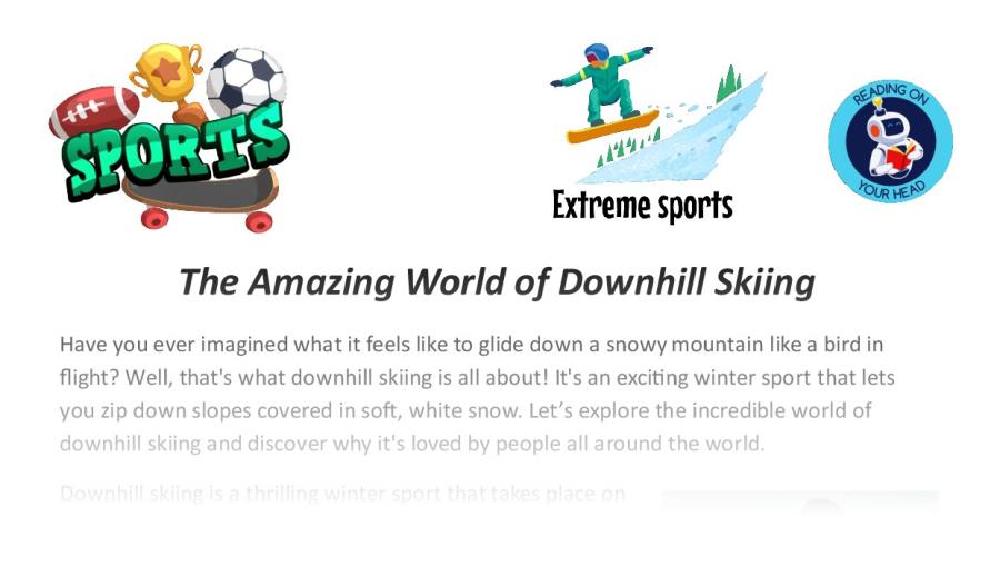 Downhill Skiing