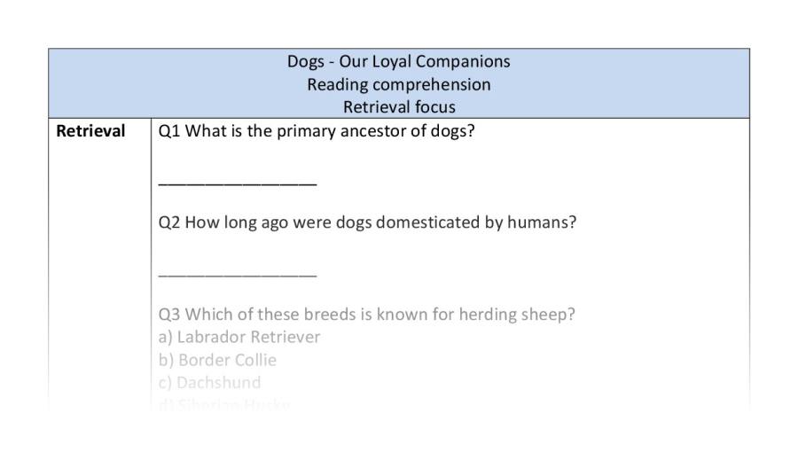 Reading comp-retrieval-dogs out loyal companions