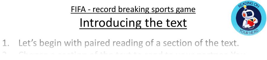 Teaching slides retrieval-FIFA - record breaking sports game