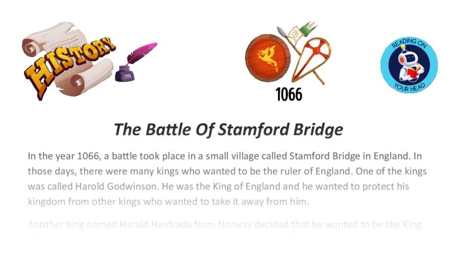 The Battle Of Stamford Bridge