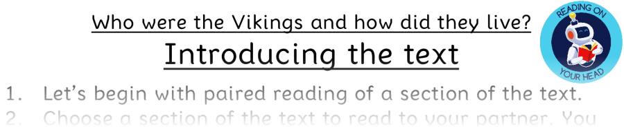 Teaching slides vocabulary-Who were the Vikings and how did they live