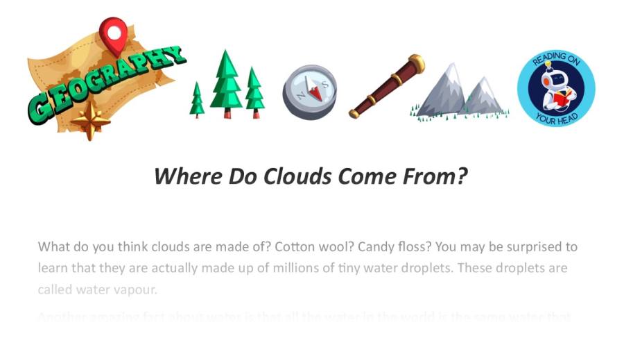 Where Do Clouds Come From-condensed version