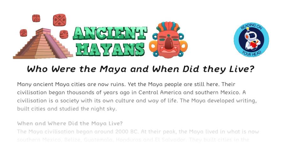 Who Were the Maya and When Did they Live