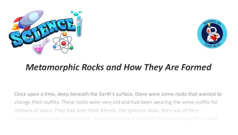 Metamorphic Rocks and How They Are Formed