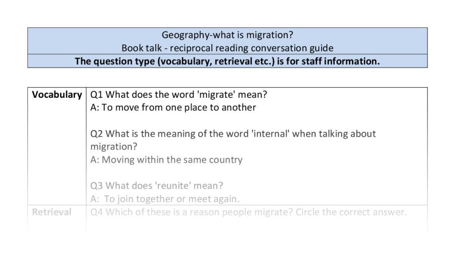 Reciprocal reading-VRSIPE-what is migration