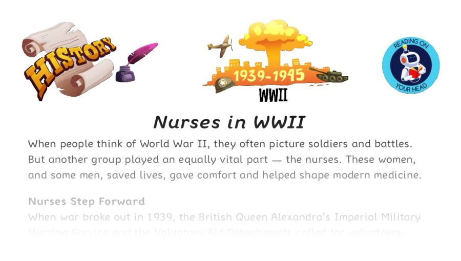 Nurses in WWII - condensed version