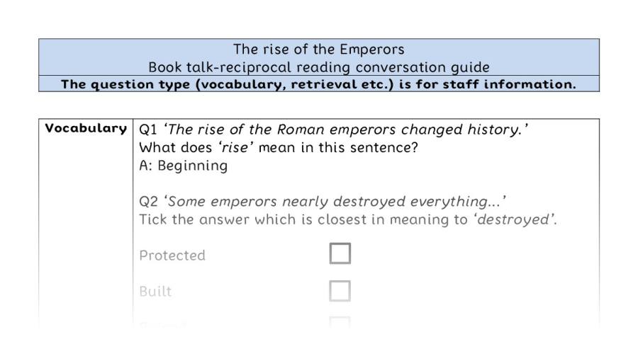Reciprocal reading VRSIPE - The rise of the Emperors