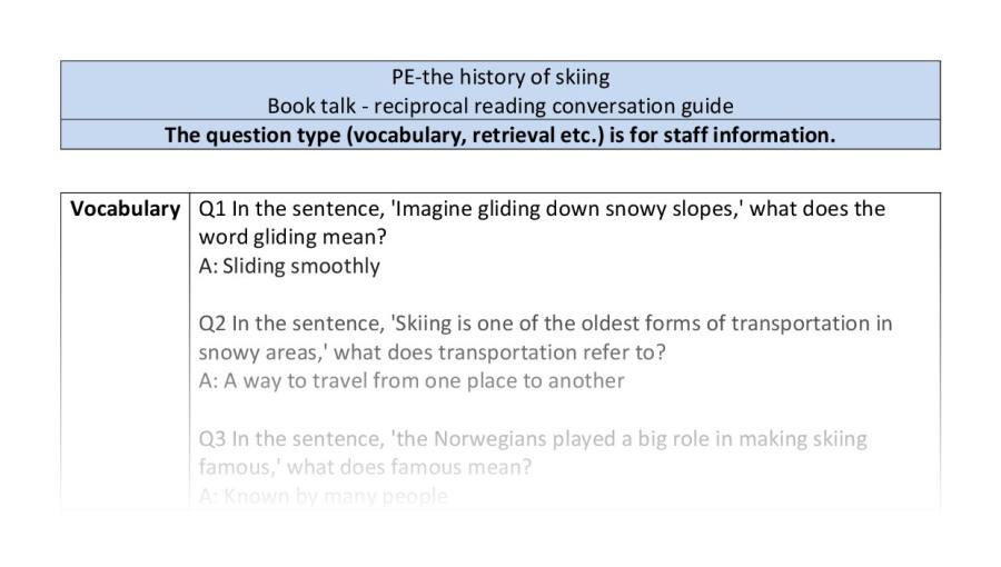 Reciprocal reading-VRSIPE-the history of skiing