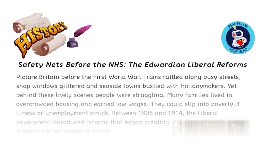 The Edwardians - liberal reforms - condensed version