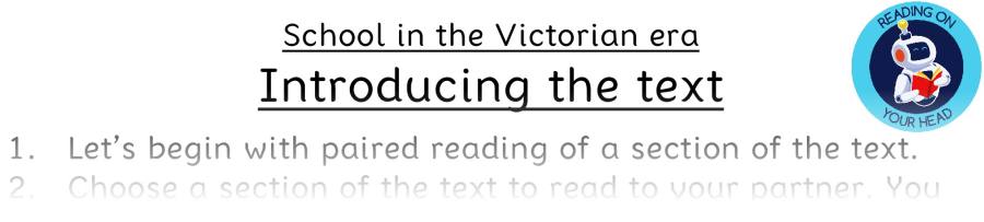 Teaching slides inference-School in the Victorian era
