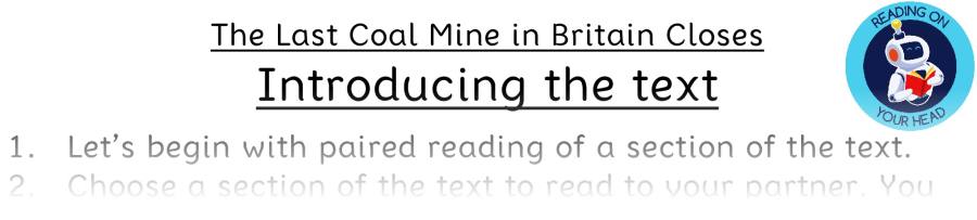 Teaching slides vocabulary-The Last Coal Mine in Britain Closes