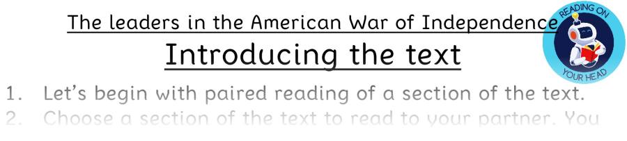 Teaching slides retrieval-The leaders in the American War of Independence