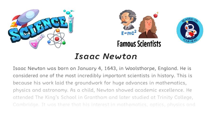 Isaac Newton - condensed version
