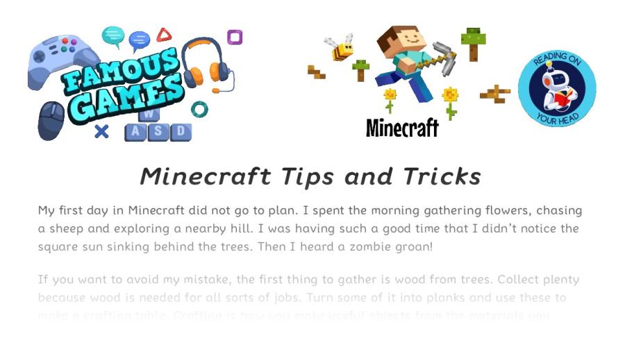 Minecraft tips and tricks V2