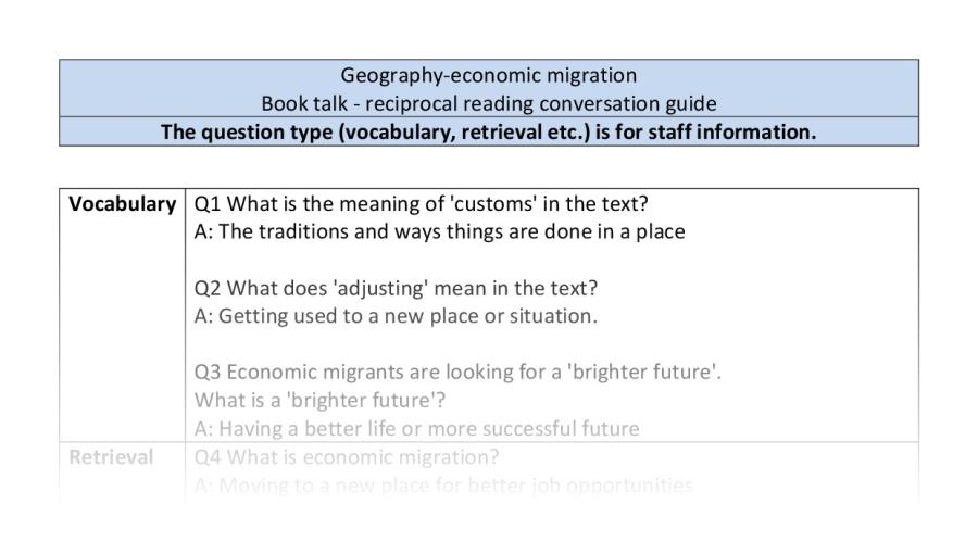 Reciprocal reading-VRSIPE-economic migration