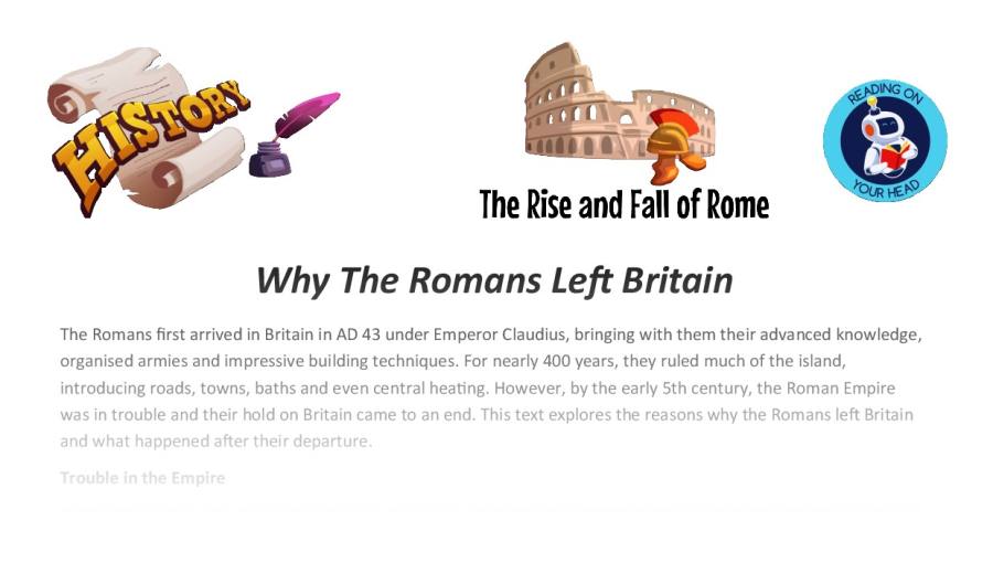 Why The Romans Left Britain