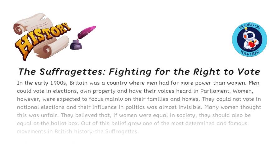 The Suffragettes