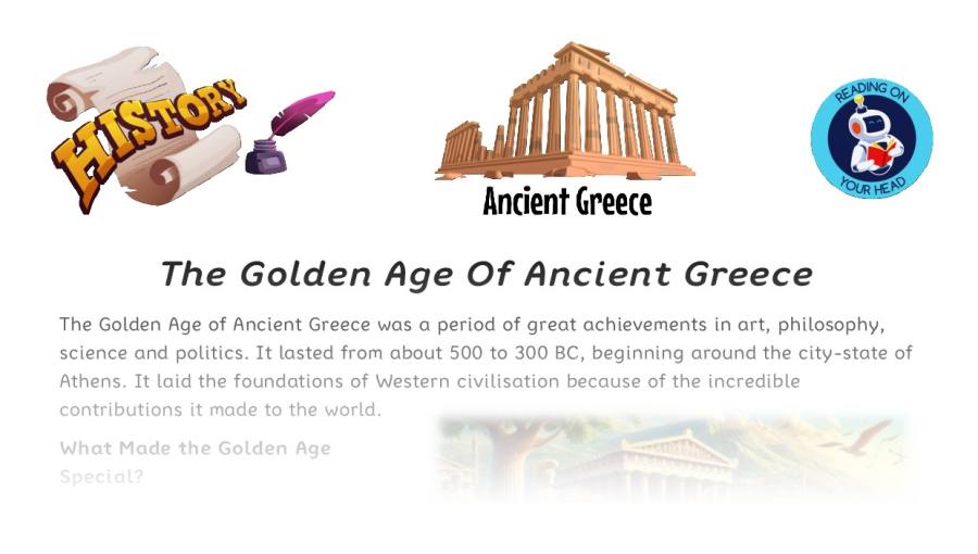 The Golden Age Of Ancient Greece