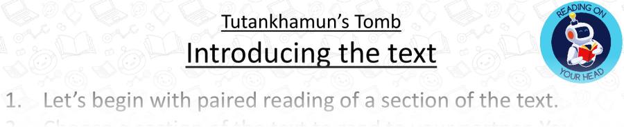 Tutankhamuns Tomb - Teaching Slides - Inference Focus