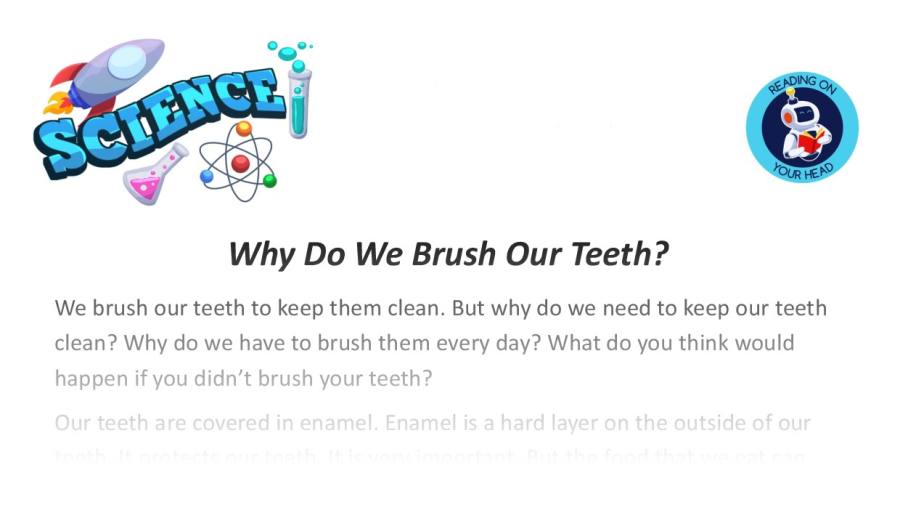 Why Do We Brush Our Teeth HS1