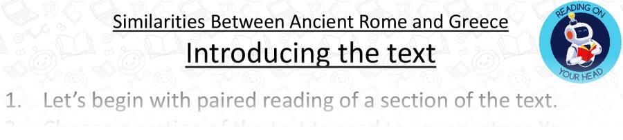 Similarities Between Ancient Rome and Greece - Teaching Slides - Retrieval Focus