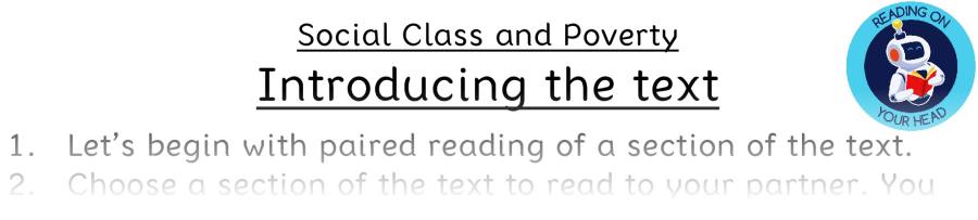 Teaching slides retrieval-Social Class and Poverty