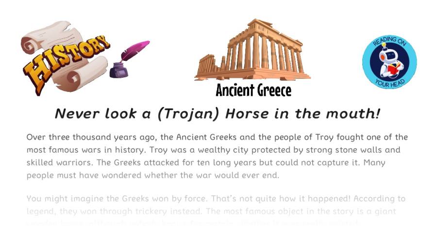 Never look a (Trojan) Horse in the mouth! - condensed version