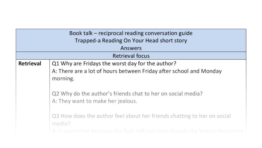 Reading comprehension-Trapped-Retrieval