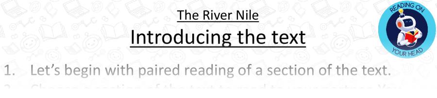 The River Nile Teaching Slides Retreival Focus