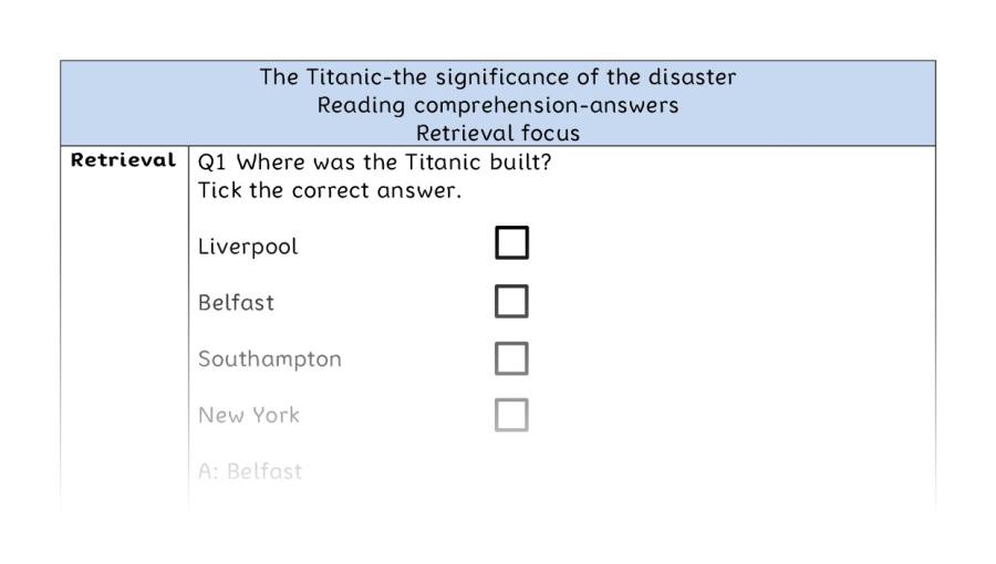 Reading comp-retrieval-The Titanic-the significance of the disaster - answers