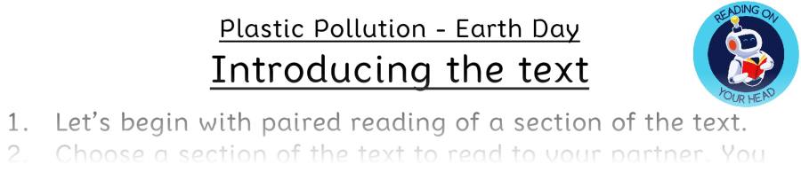 Teaching slides retrieval - Plastic Pollution - Earth Day