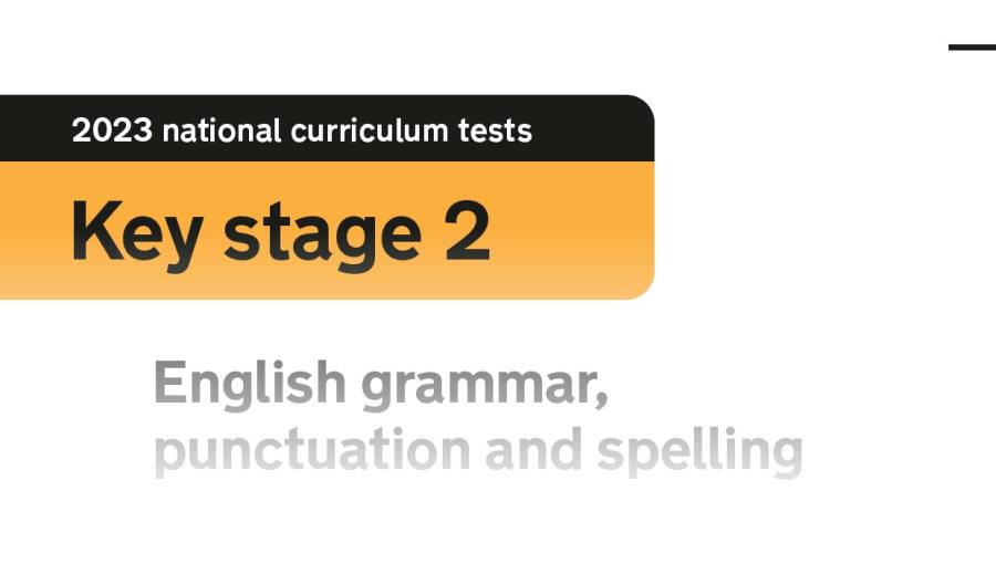 2023 key stage 2 English grammar punctuation and spelling paper 1 questions