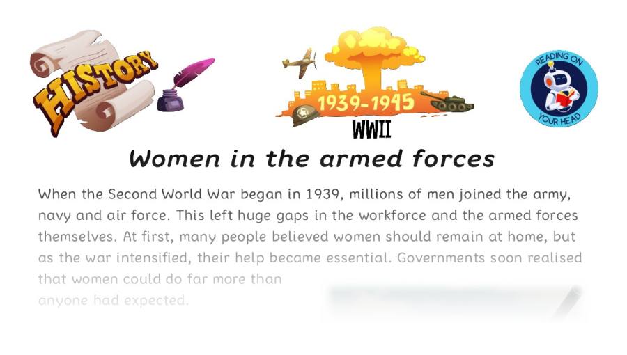 Women in the armed forces - Condensed version