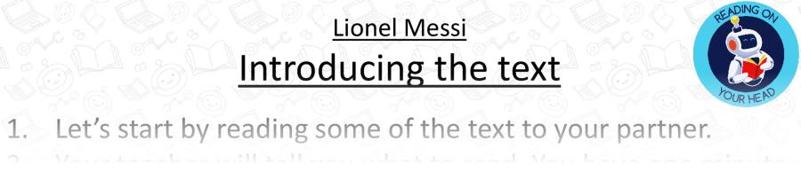Teaching slides VRSIPE - Lionel Messi
