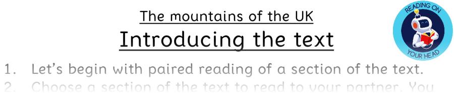 Teaching slides inference-The mountains of the UK