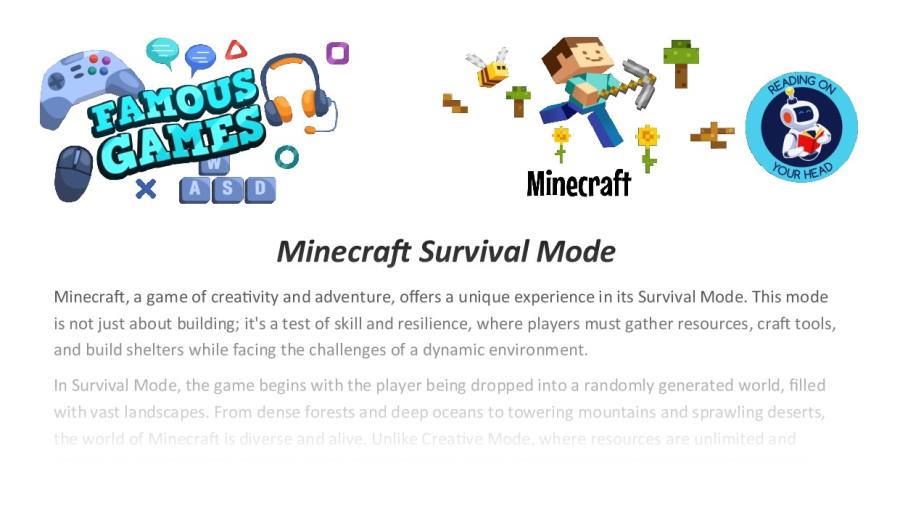 Minecraft Survival Mode