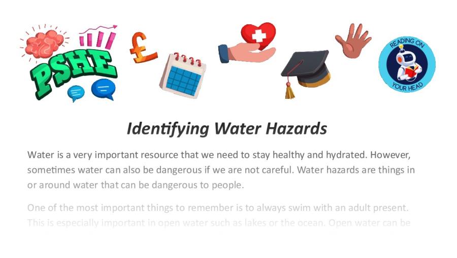 Identifying water hazards